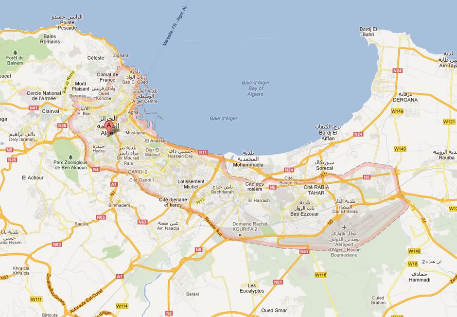 Maps of Alger