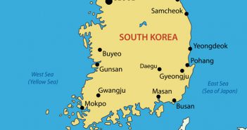 South Korea Map Map of South Korea