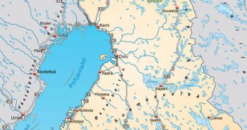 Map of Finland Map of Finland with Highways