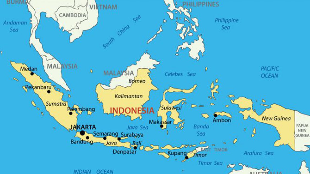 Map Of Indonesia Guide Of The World