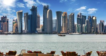 Qatar The skyline of Doha, Qatar