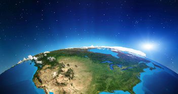 North America Satellite Map north america satellite map