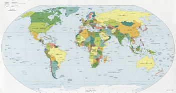 World Images and Maps political map of the world