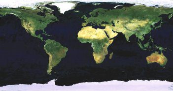 World Satellite Map whole world satellite map