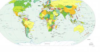 World Maps in Different Languages 4 World Map in Spanish Language