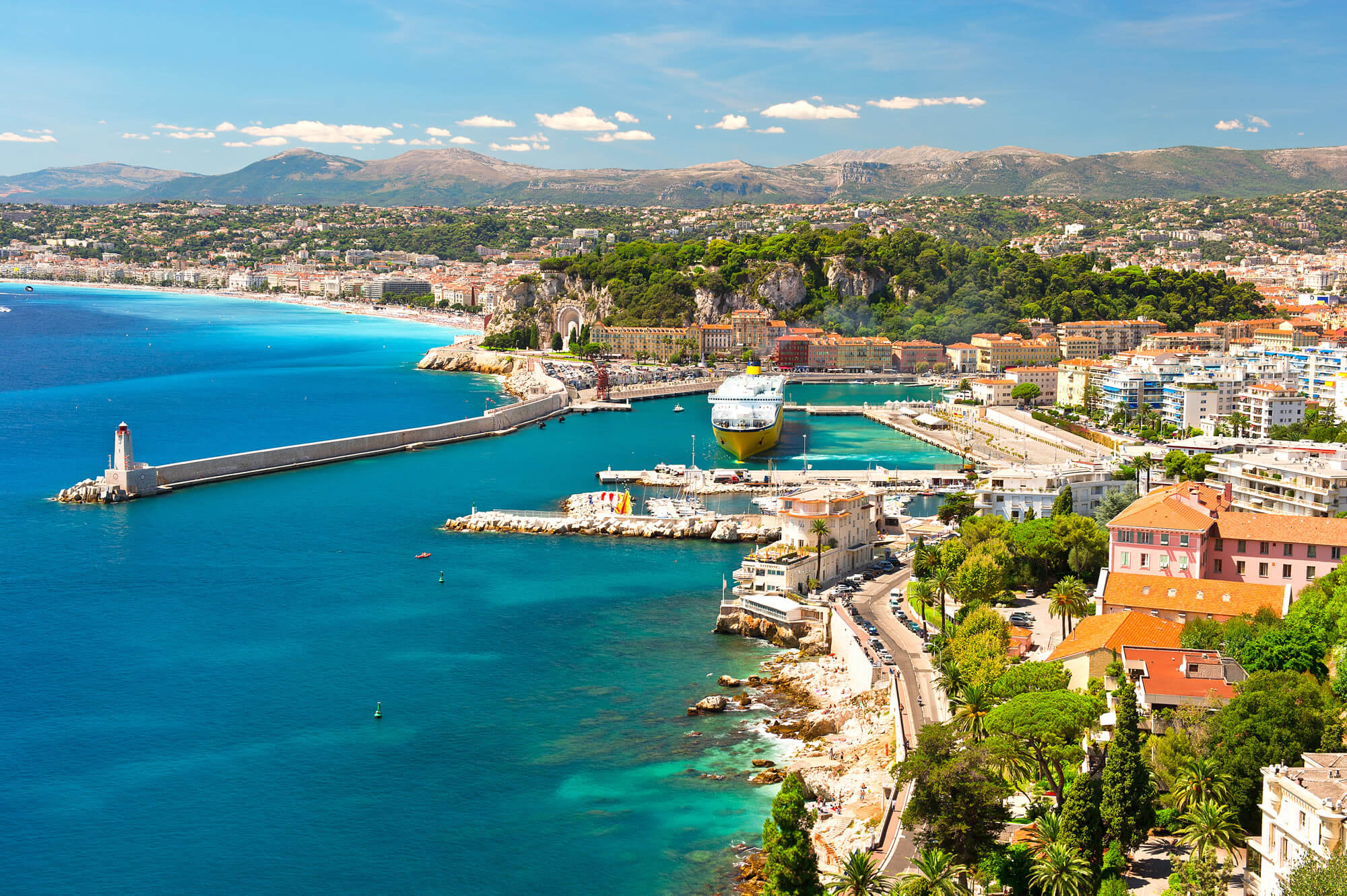 view of nice cote d'azur france