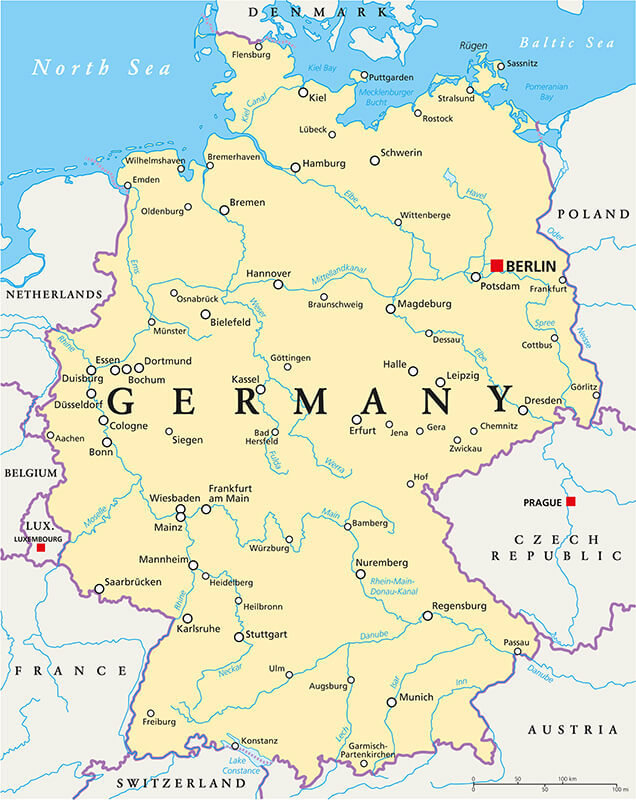 Germany Political Map