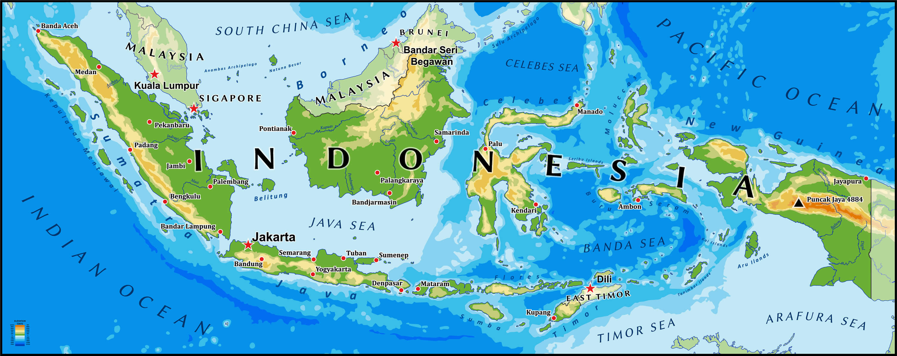 physical geography of indonesia Indonesia geography geografi physical