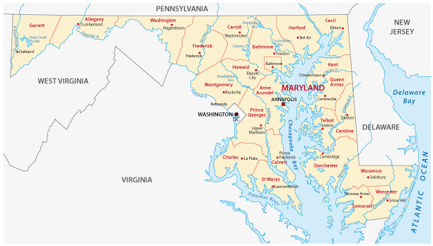 Maryland Administrative Map