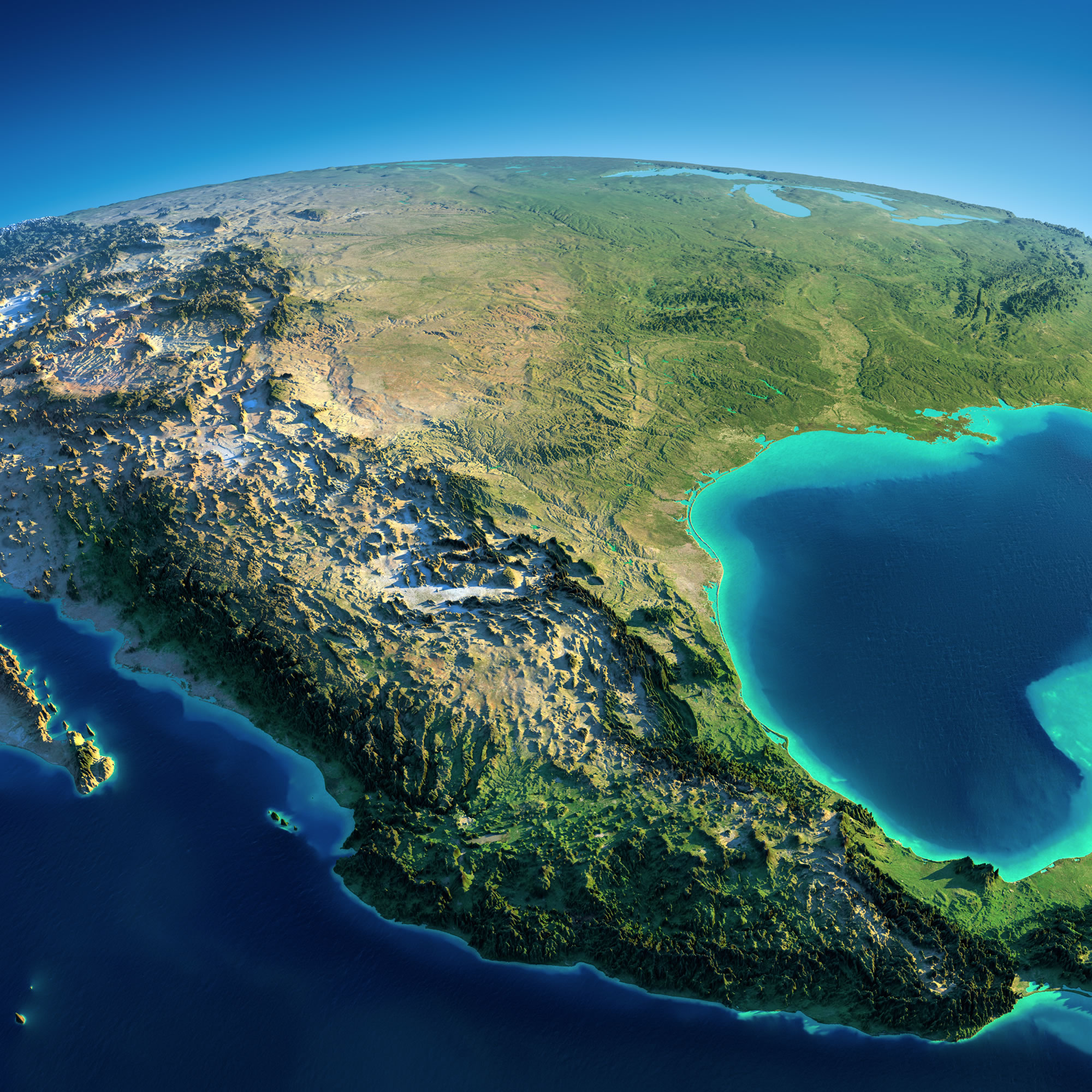 Mexico Map Guide Of The World