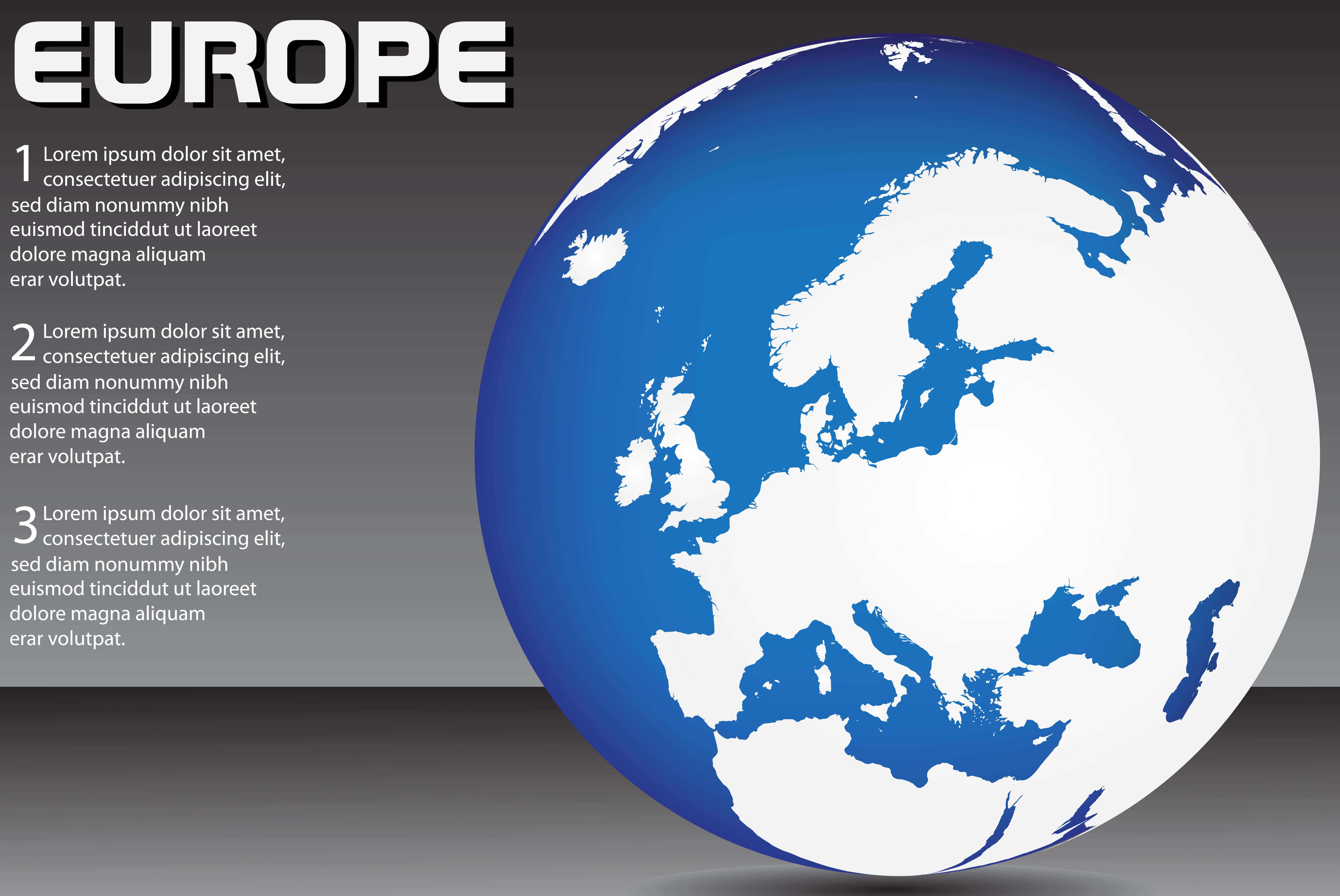 World Map Europe