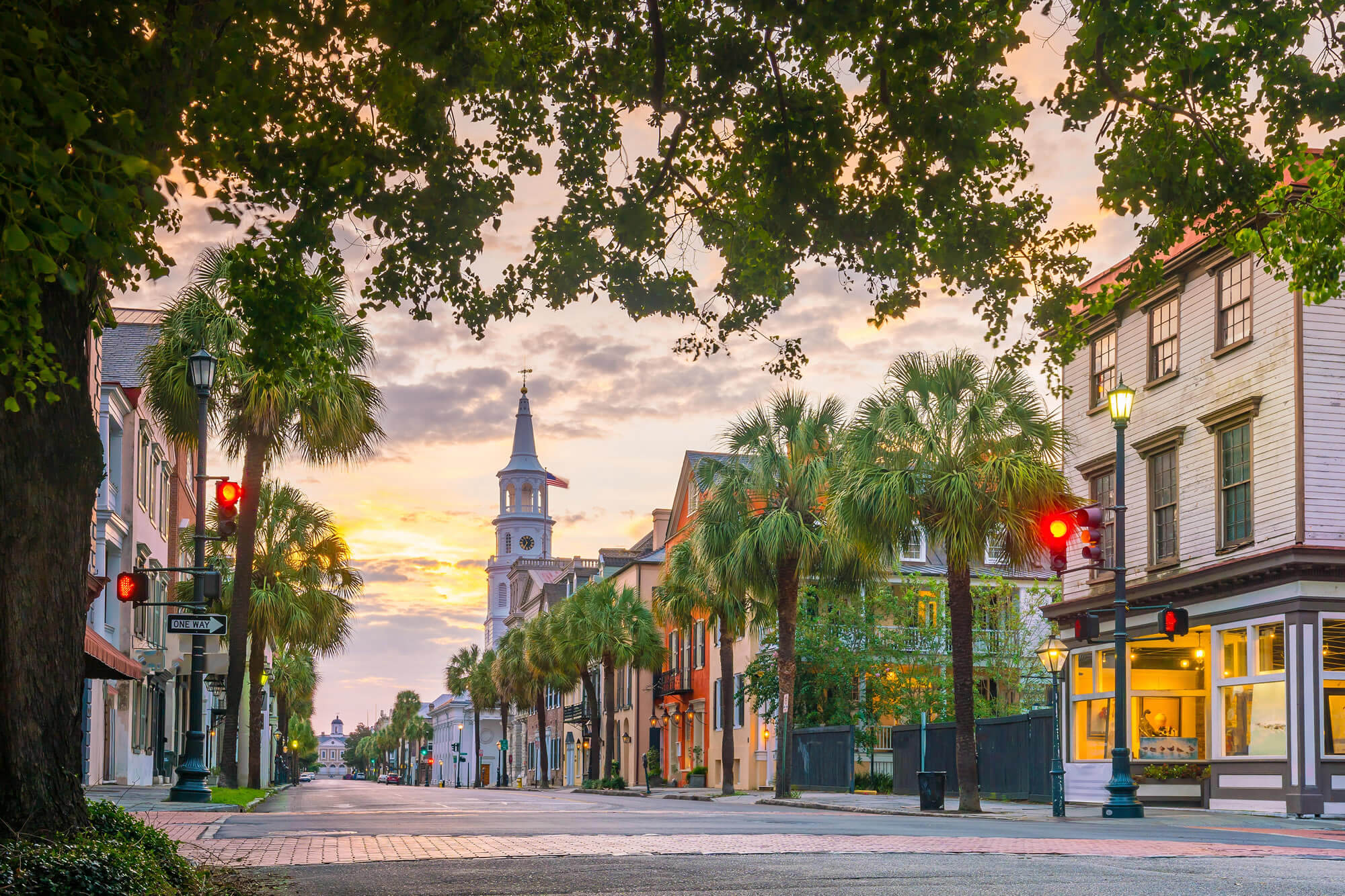 Historical downtown area of Charleston