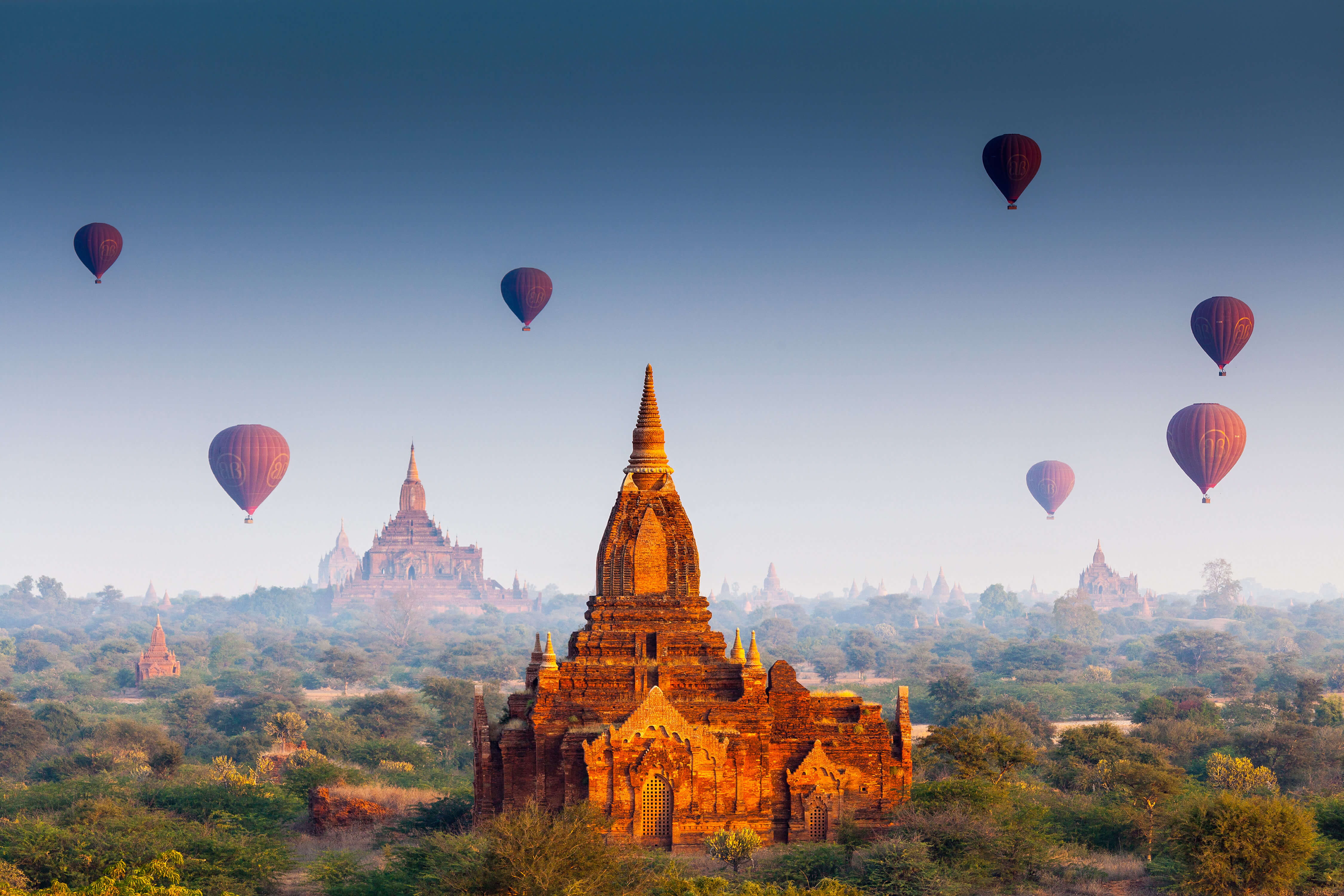 Temples in Bagan, Myanmar