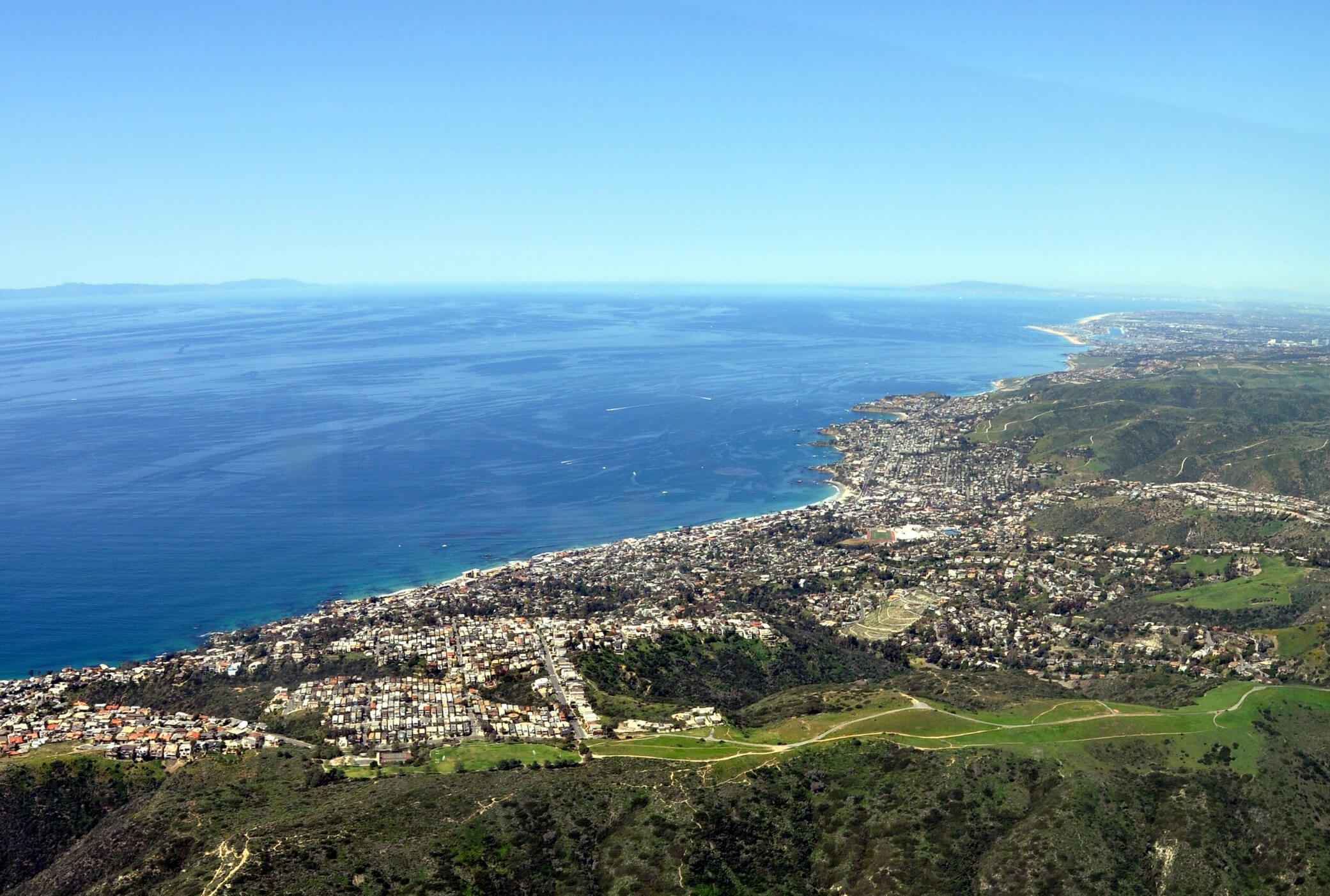 Orange County aerial view