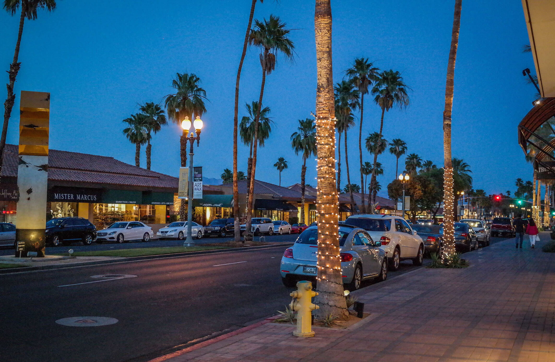 Riverside streets California