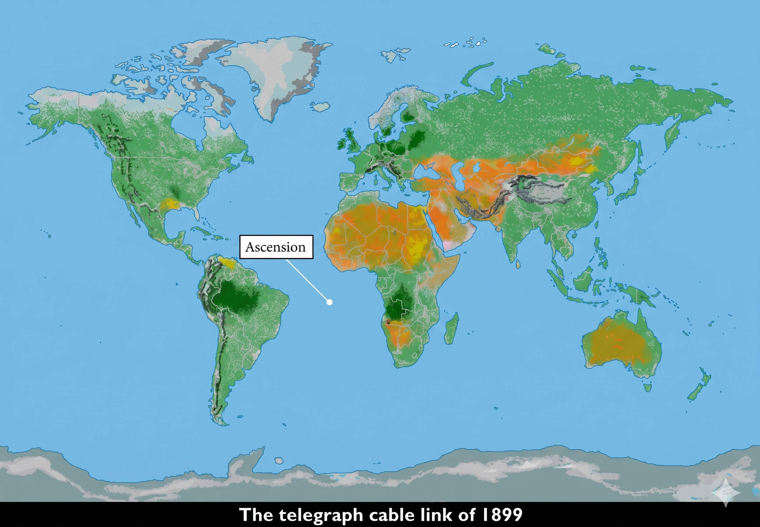 Where is Ascension Island on World map