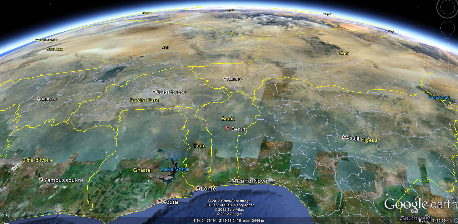 Benin Map 30 Benin Earth Map