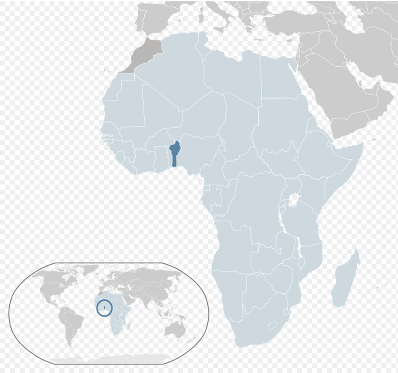 Benin Map 21 where is benin on the World map
