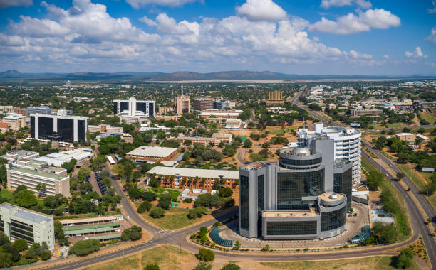Botswana Map 25 Gaborone, Botswana