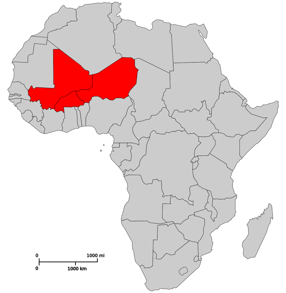 Burkina Faso Map 38 Burkina Faso and alliance of Sahel States