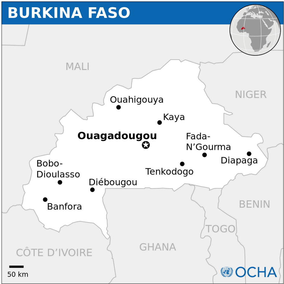 Burkina Faso Map 28 Burkina Faso Location Map
