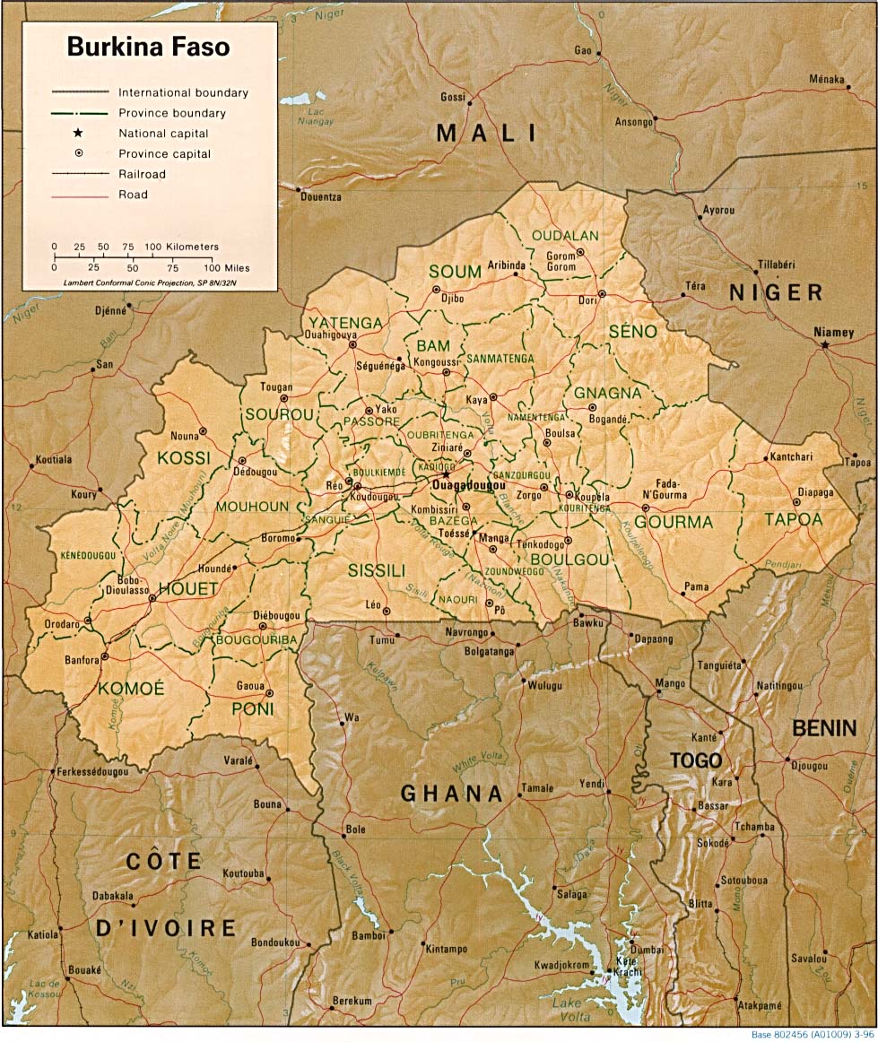 Burkina Faso Map 40 Burkina Faso map