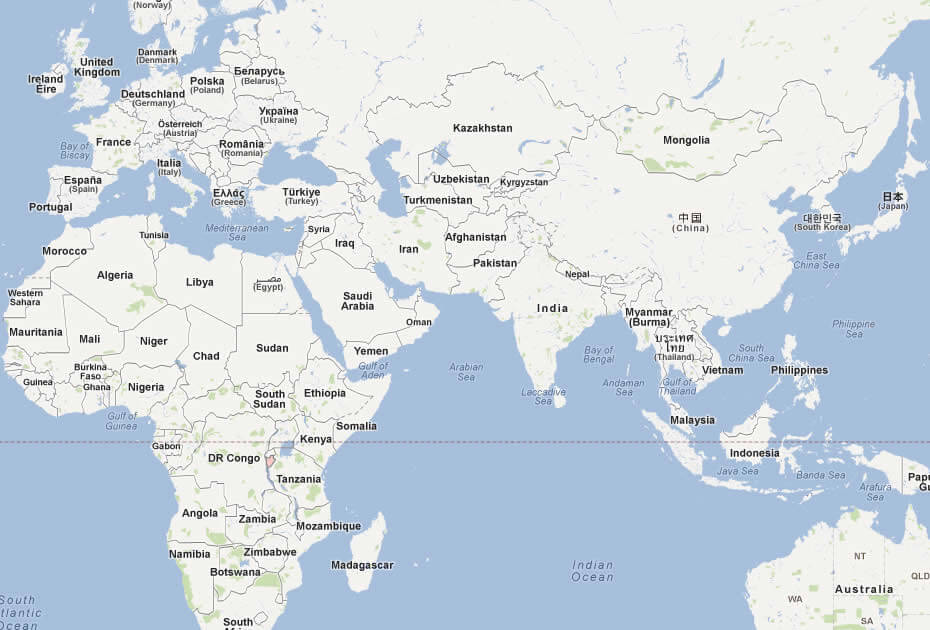 Map of Burundi World