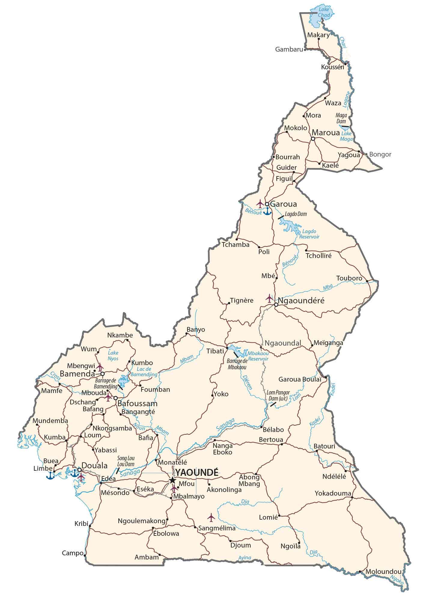 Cameroon road map