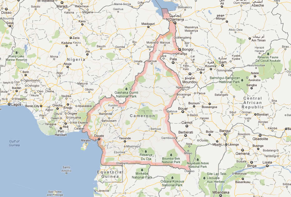 Maps of Cameroon