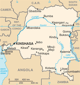 Congo map