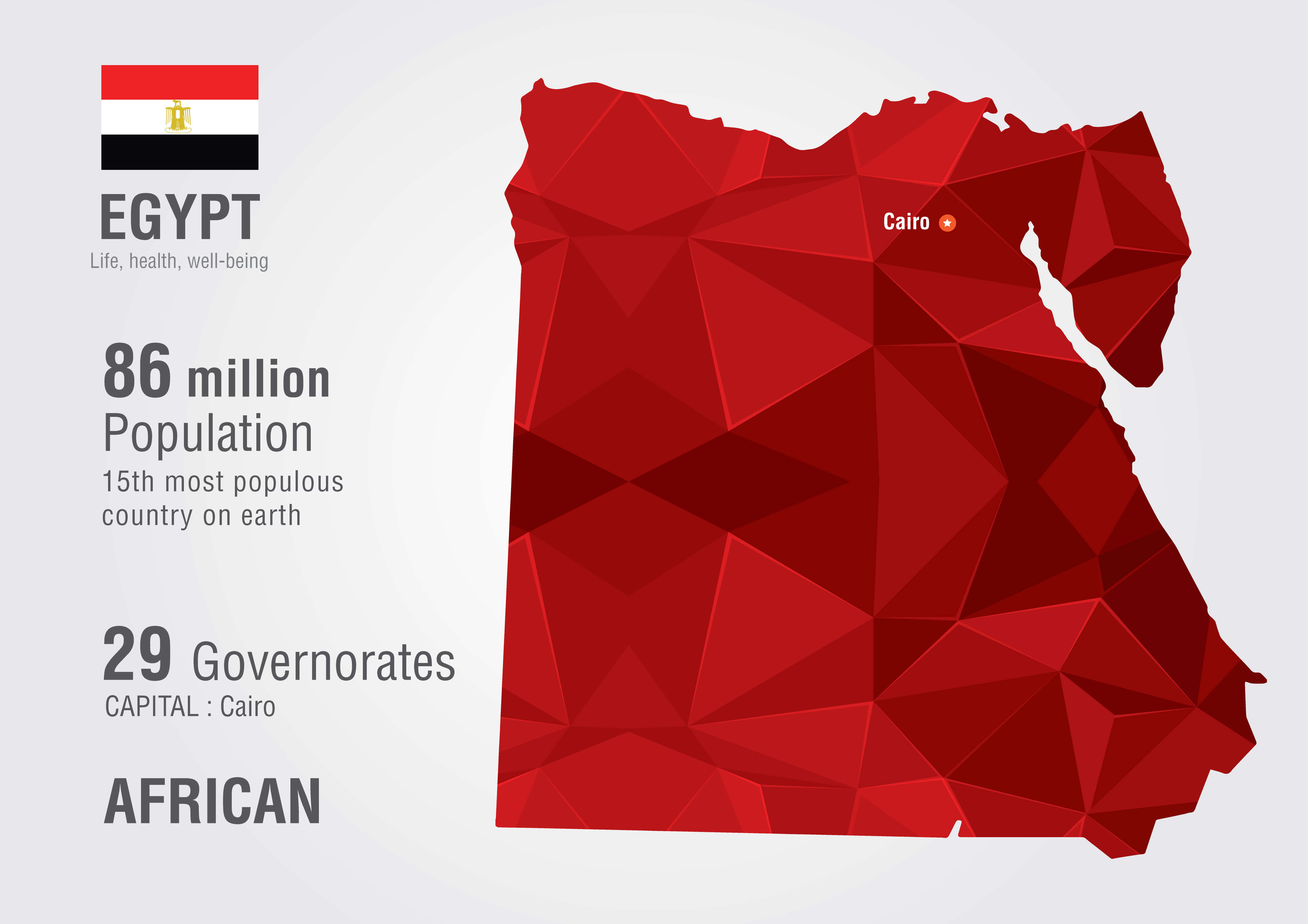 Egypt info map
