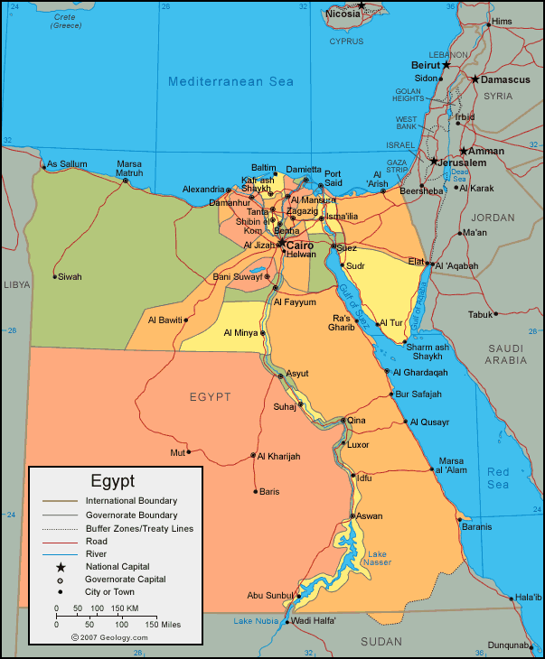 Egypt Map