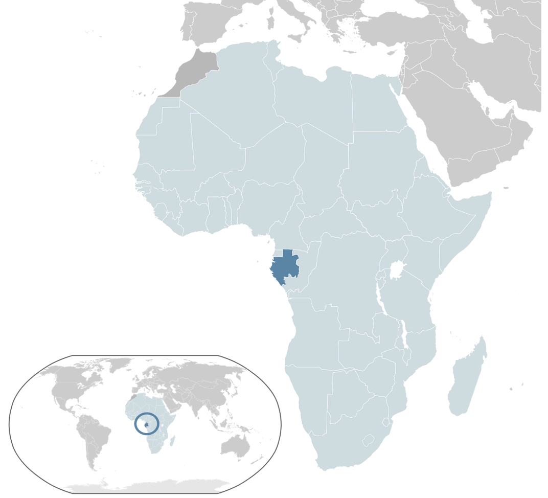 where is gabon on the world map
