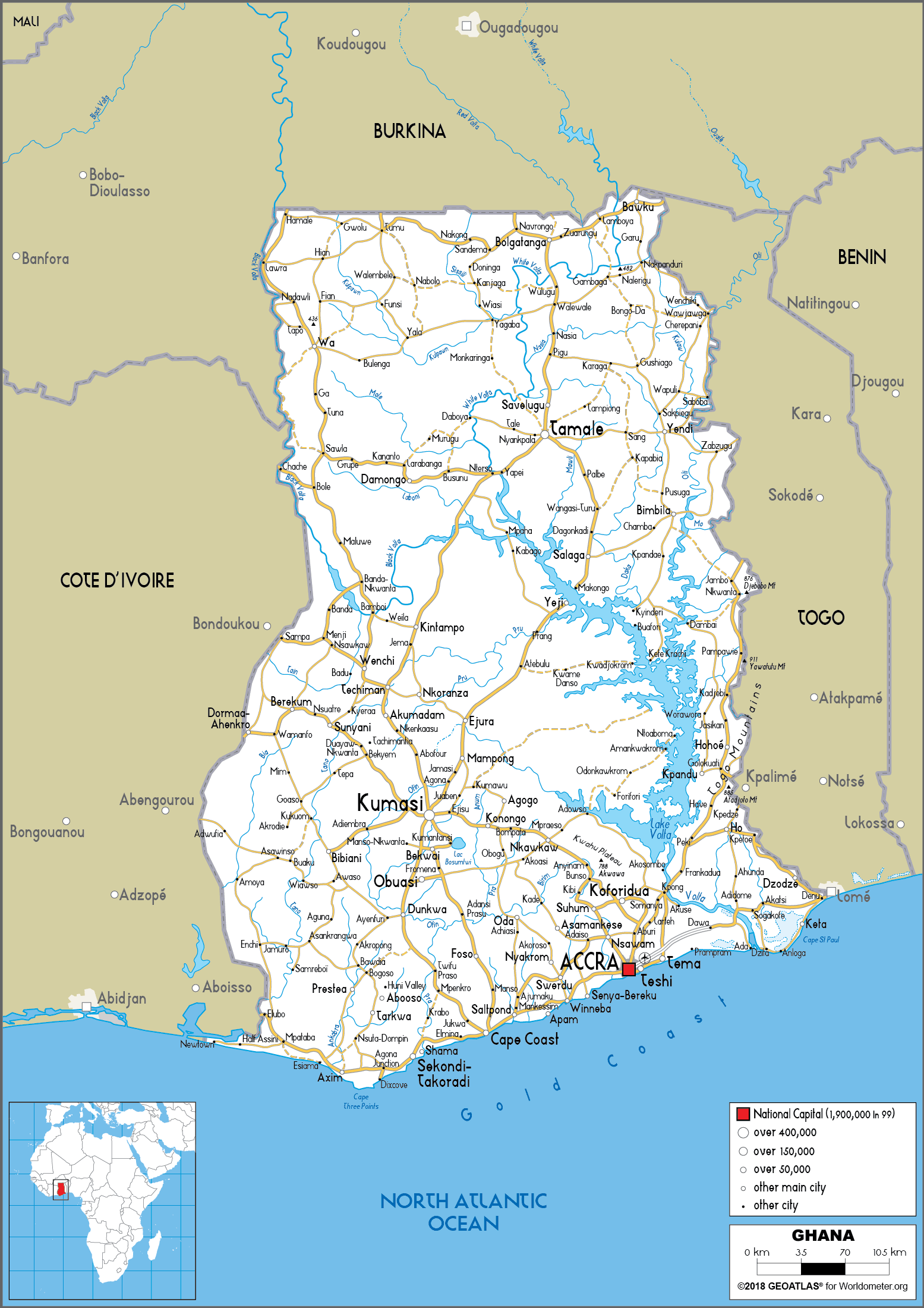 Ghana road map