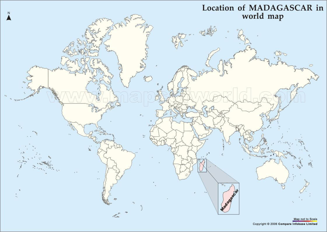 Madagascar Map World
