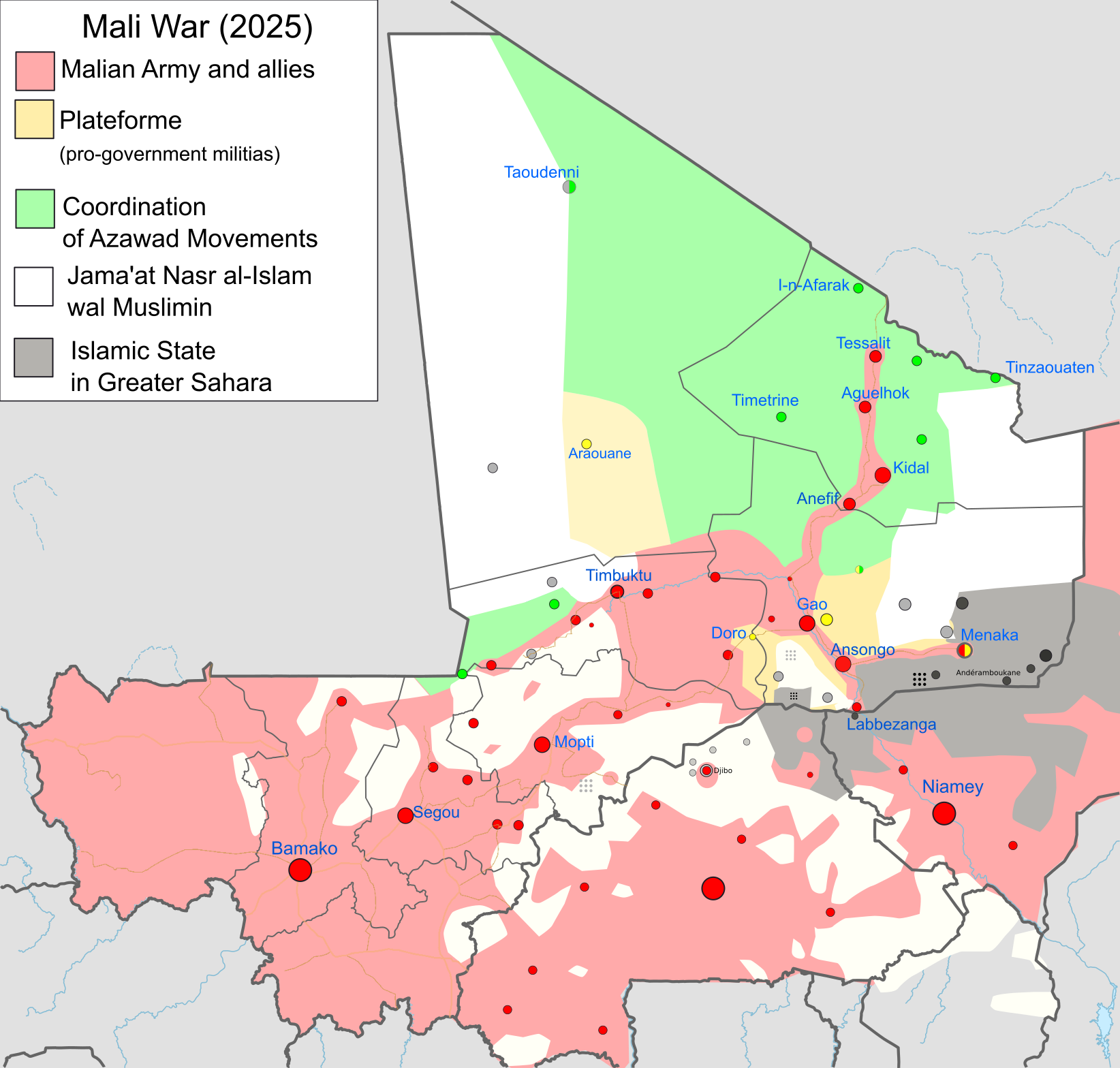 Mali maps