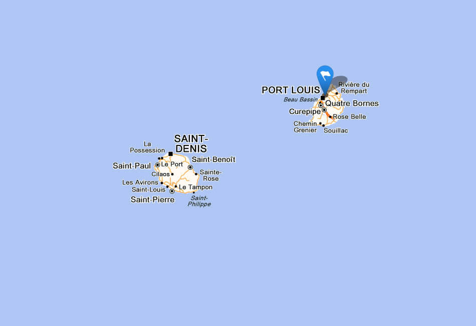 Map of Mauritius