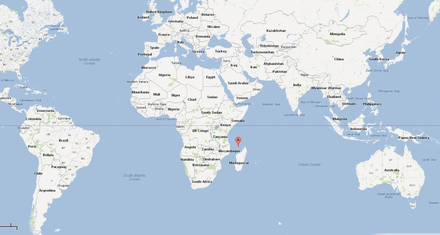 Map of Mayotte World