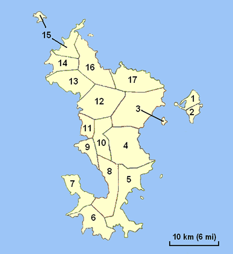 Mayotte Administrative Map