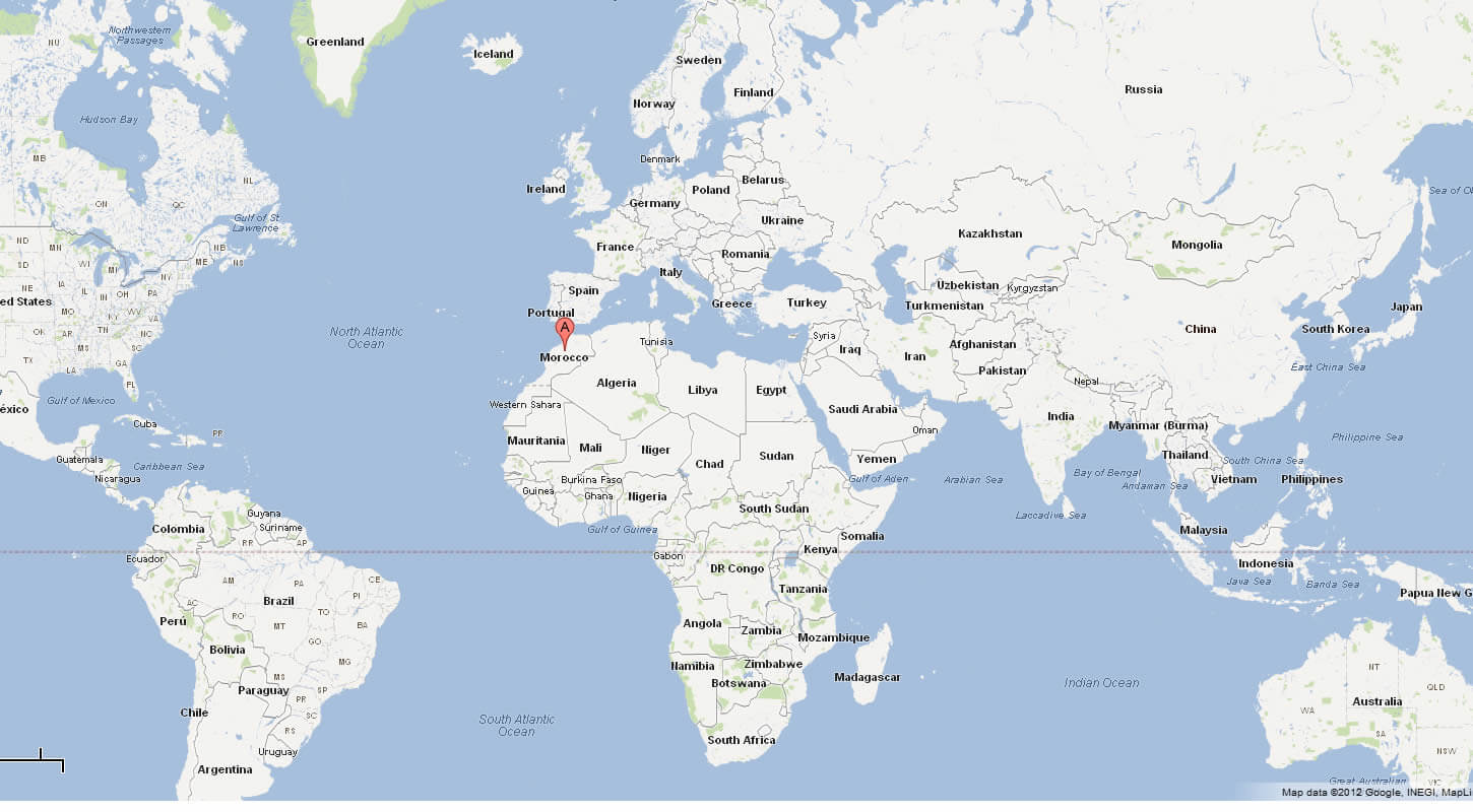 Map of Morocco World