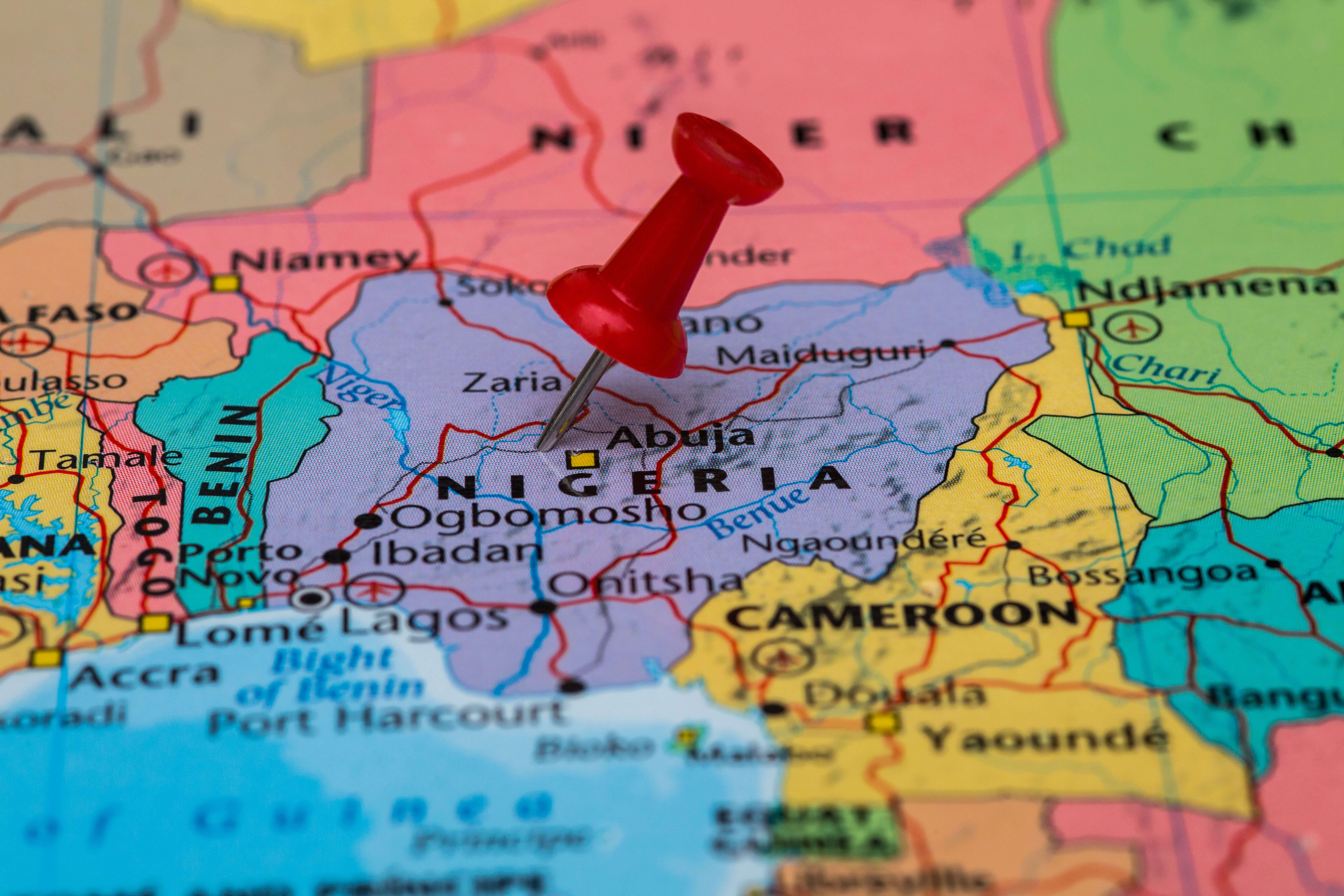 Nigeria location map