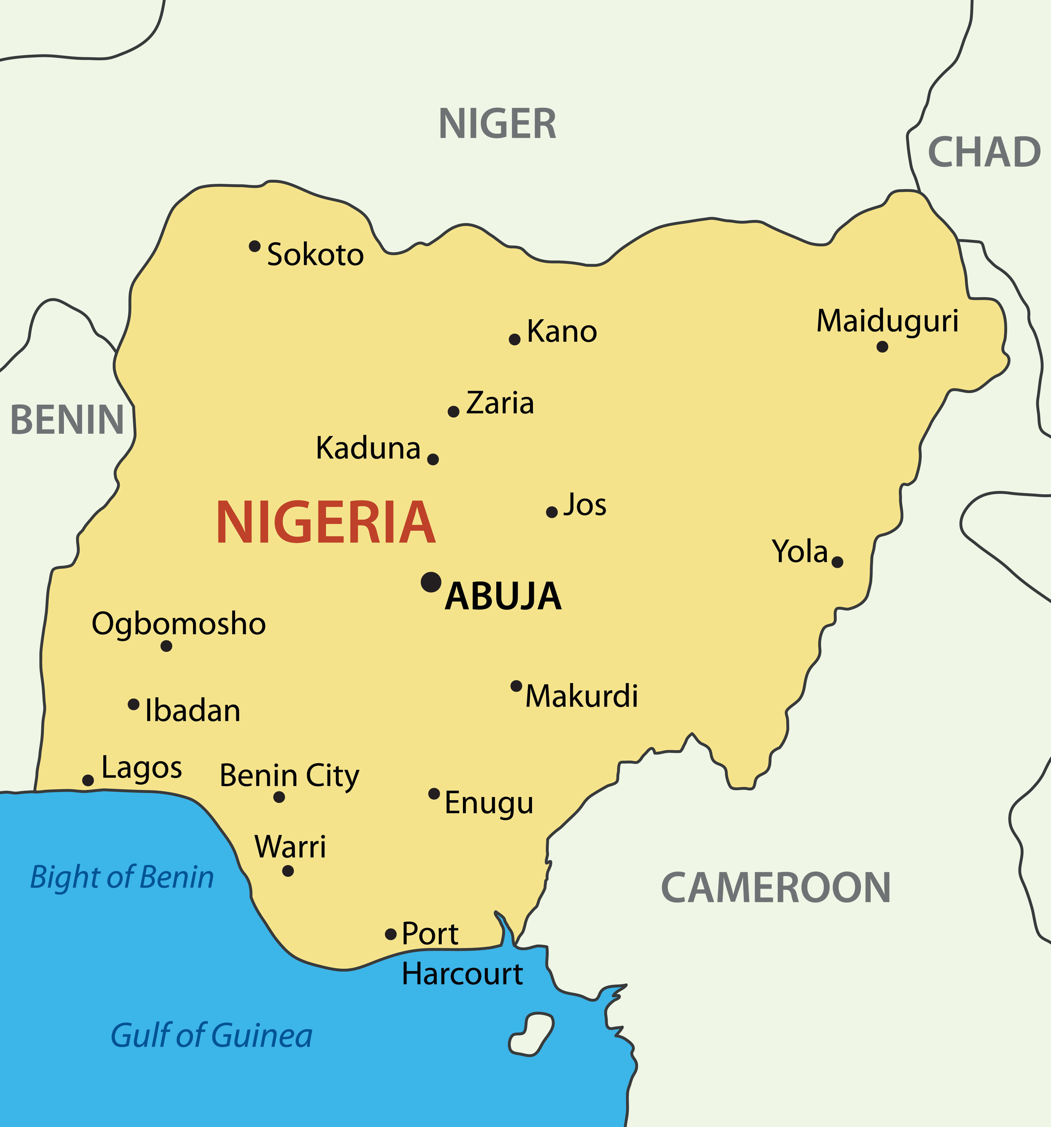 Nigeria map