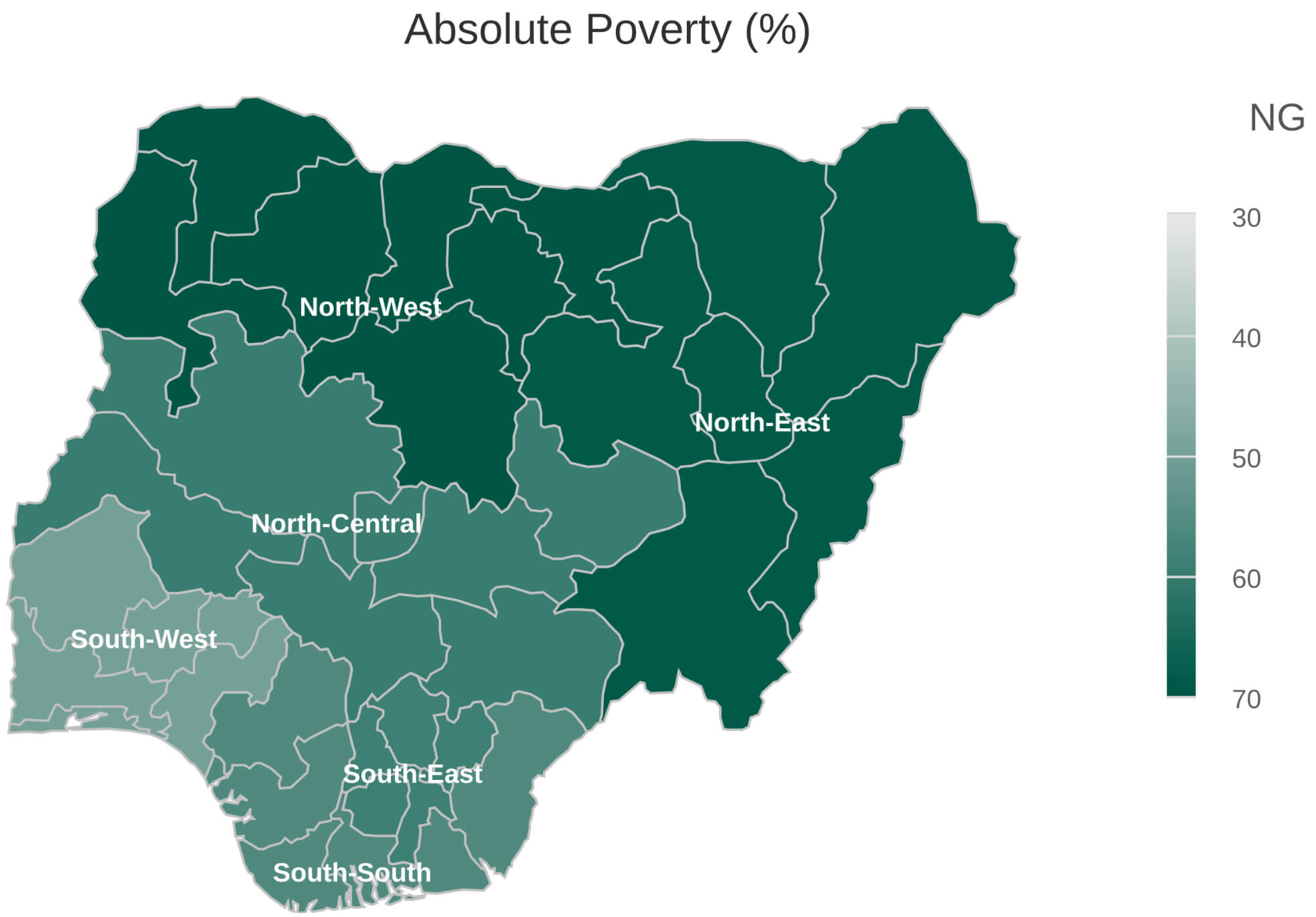 Nigeria poverty map