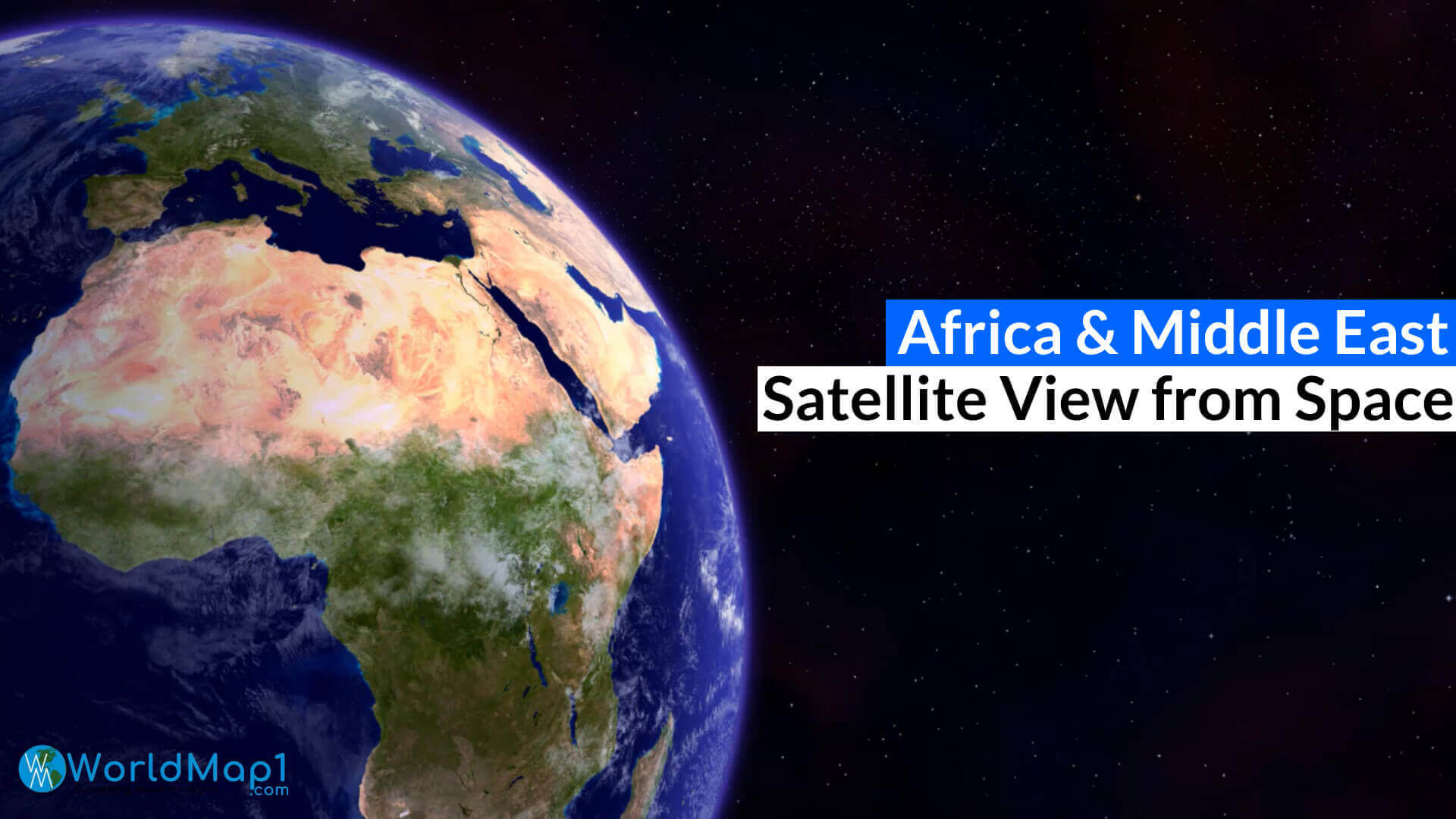 Africa europe and middle east from space