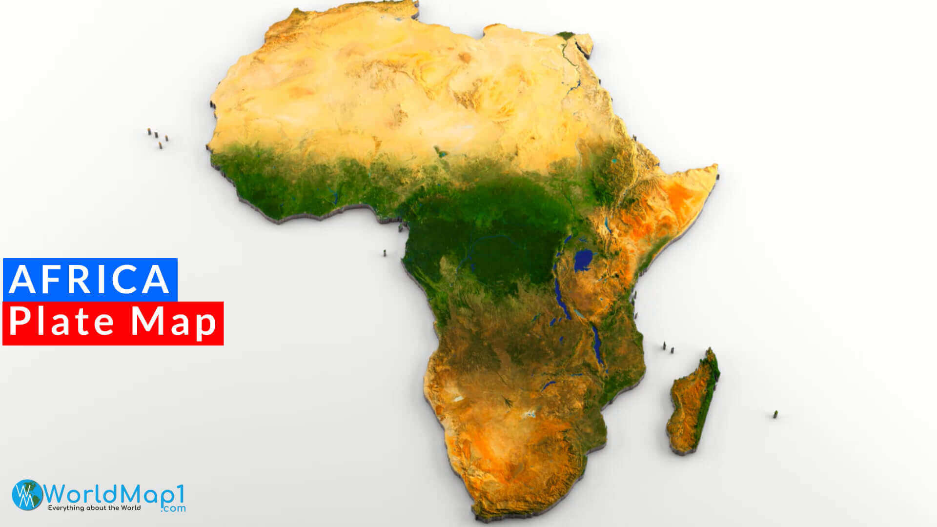 Africa plate map