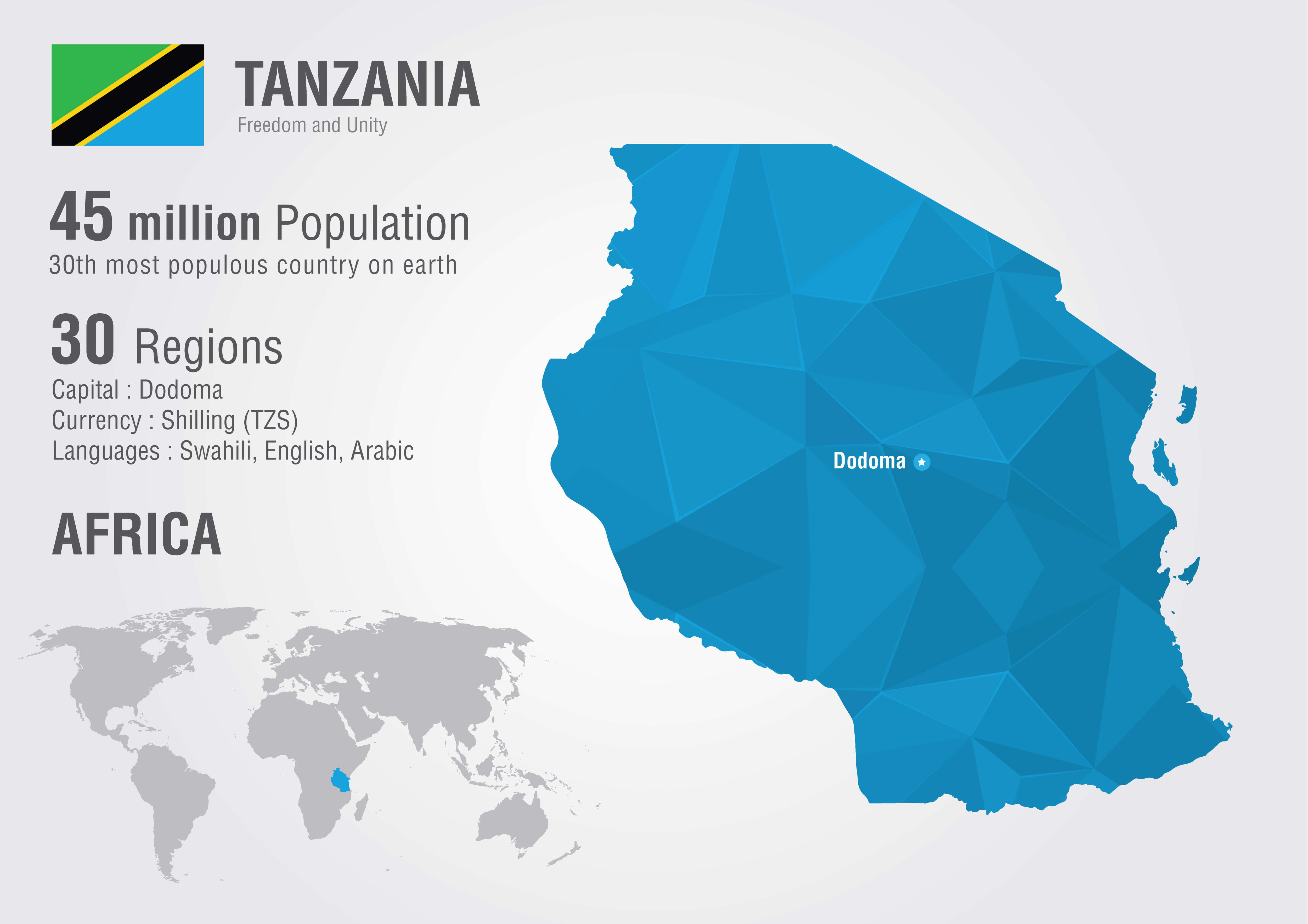 Tanzania info map