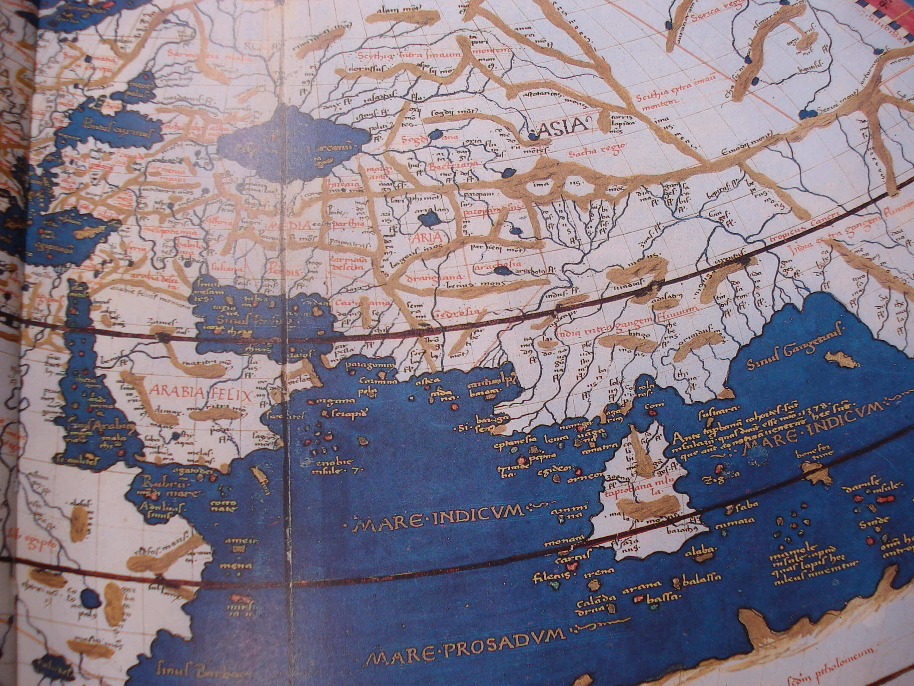 Ptolemy Asia map