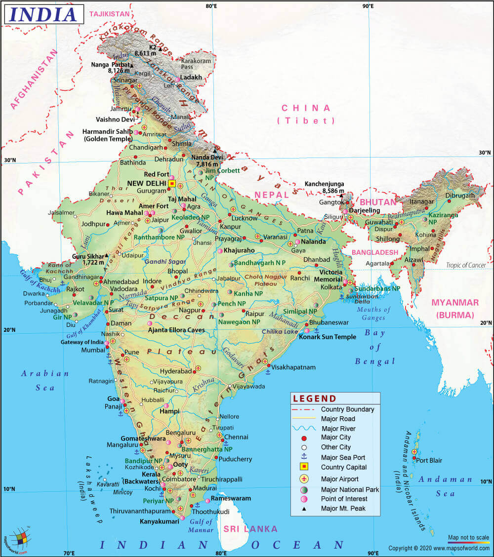 Map of India