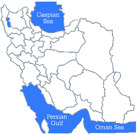 Empty Iran Map