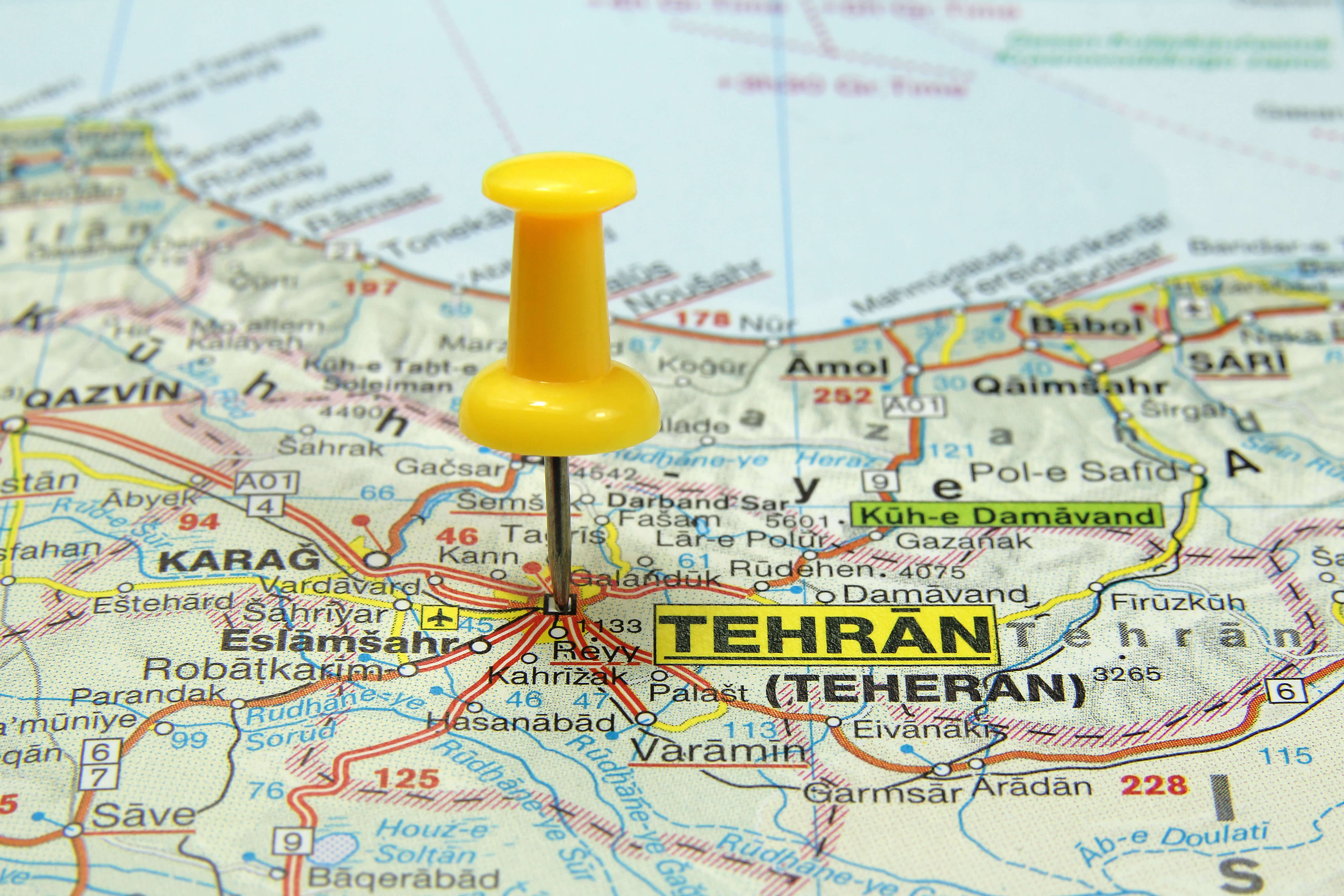 Tehran map